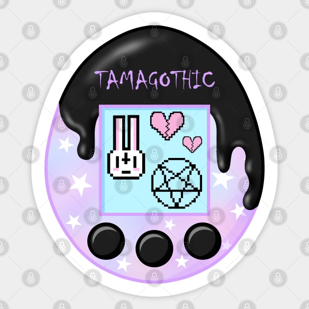 Tamagothic Pastel Sticker by Luna-Cooper